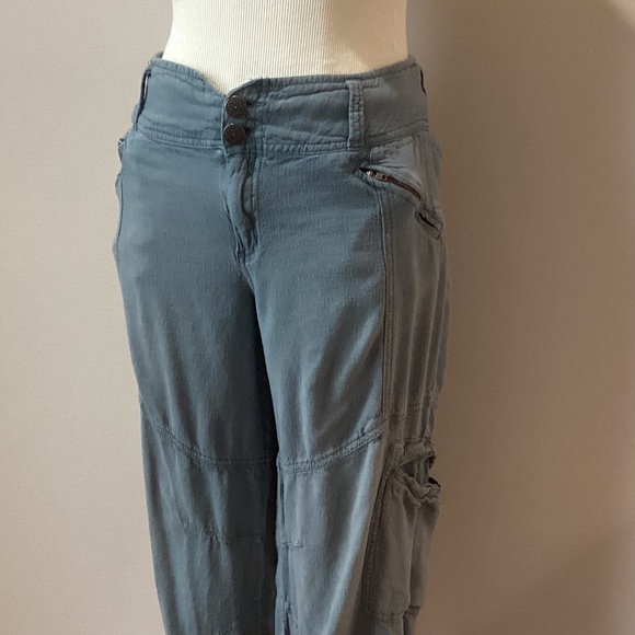 SALE!!! 🏷️ Free People Gauze Utility Trouser Slate - M - Picture 3 of 7